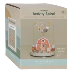 Houten Motoriekspiraal Little Farm FSC-Little Dutch Best