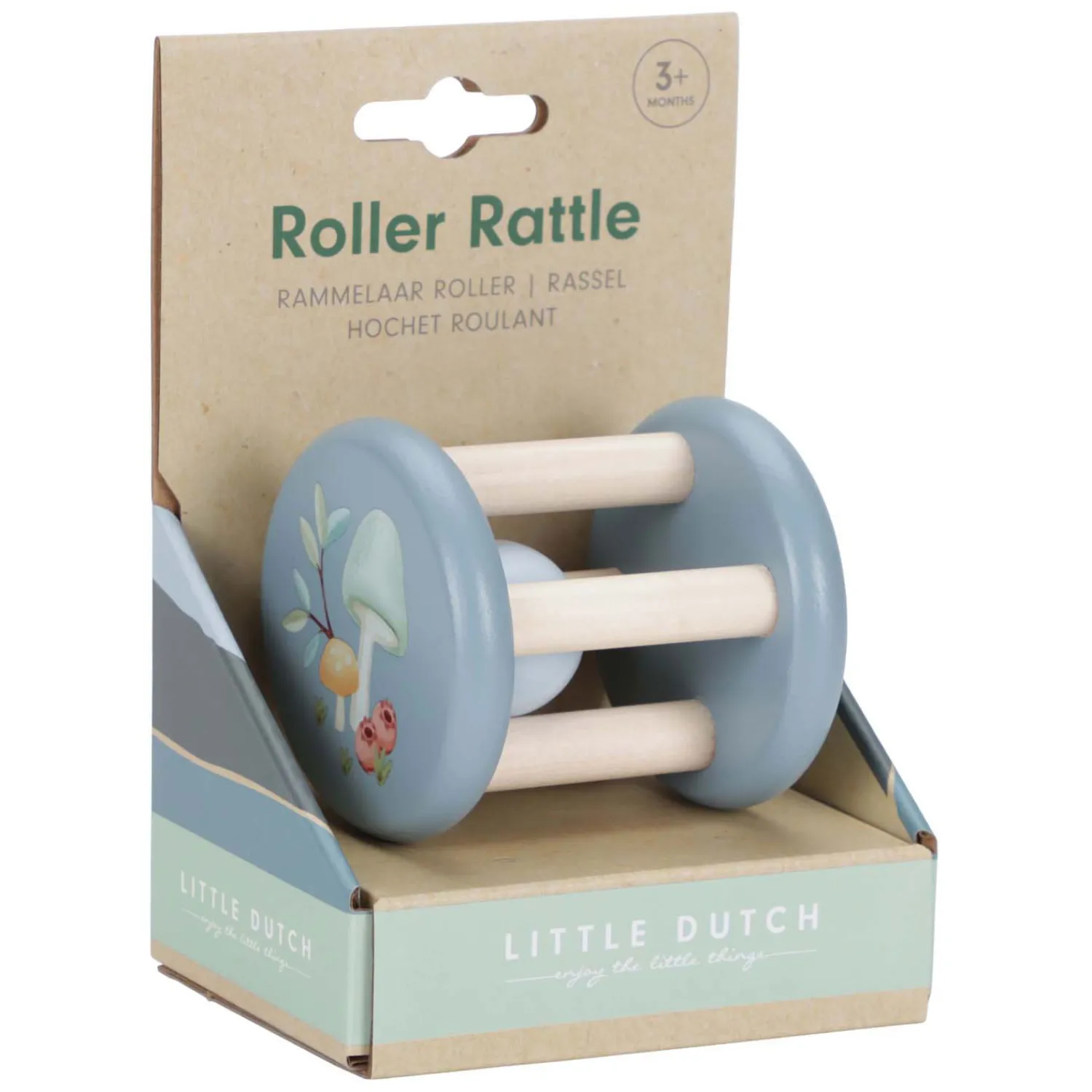 Houten Rammelaar Roller Forest Friends FSC>Little Dutch Sale