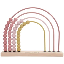 Little Dutch Houten Regenboog Telraam Roze Sale