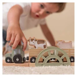 Little Dutch Houten Treinset Little Farm FSC Discount