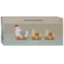 Little Dutch Houten Trekdier Kippen Little Farm FSC