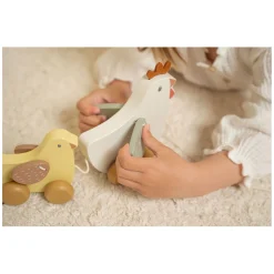 Little Dutch Houten Trekdier Kippen Little Farm FSC