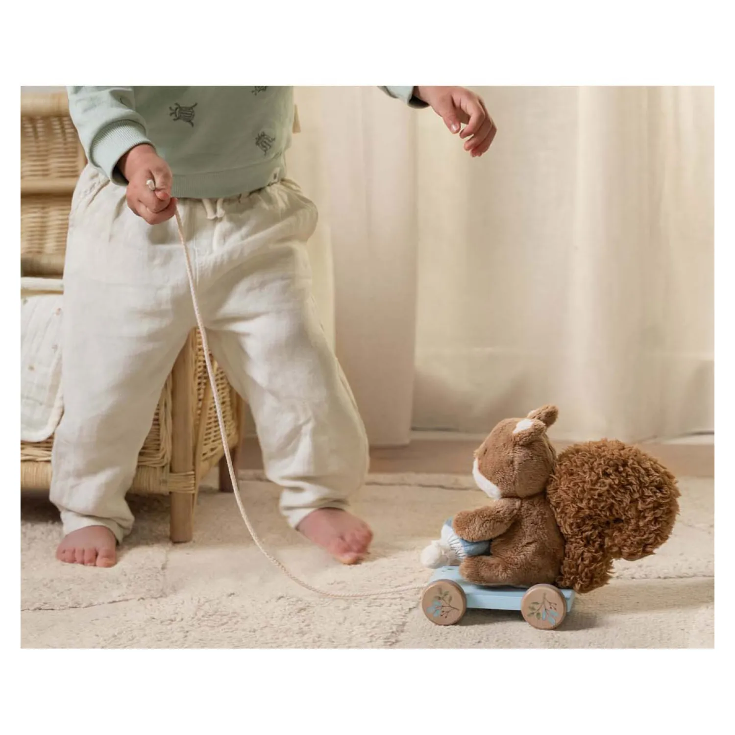 Houten Trekdier Eekhoorn Forest Friends-Little Dutch Best