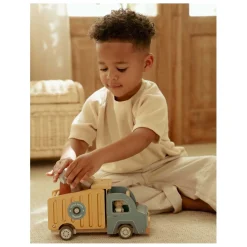 Houten Vuilniswagenset met Poppetje FSC><noscript><img width=