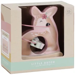 Houten Wiebeldier Hert Fairy Garden FSC-Little Dutch Clearance