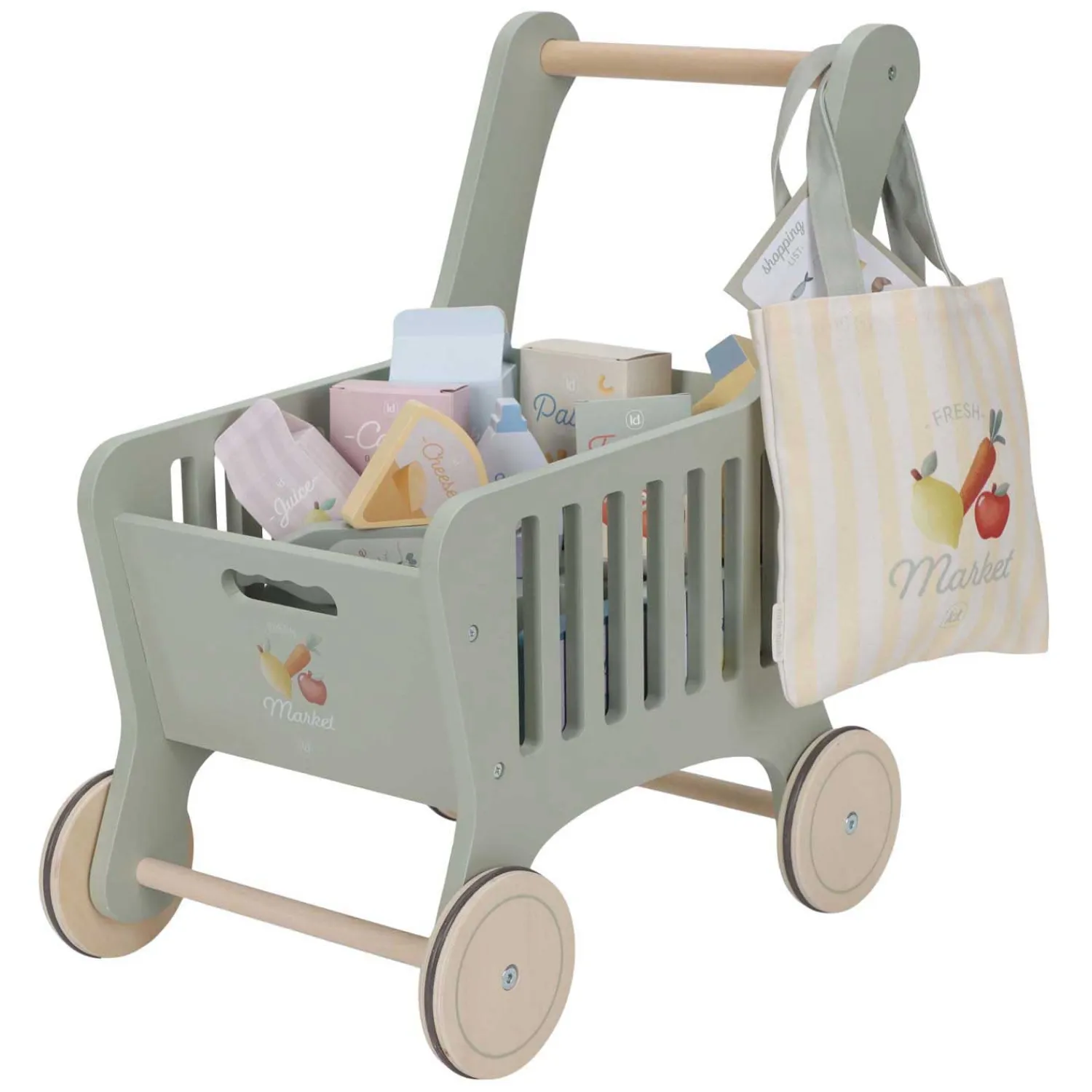 Houten Winkelwagen FSC>Little Dutch Clearance