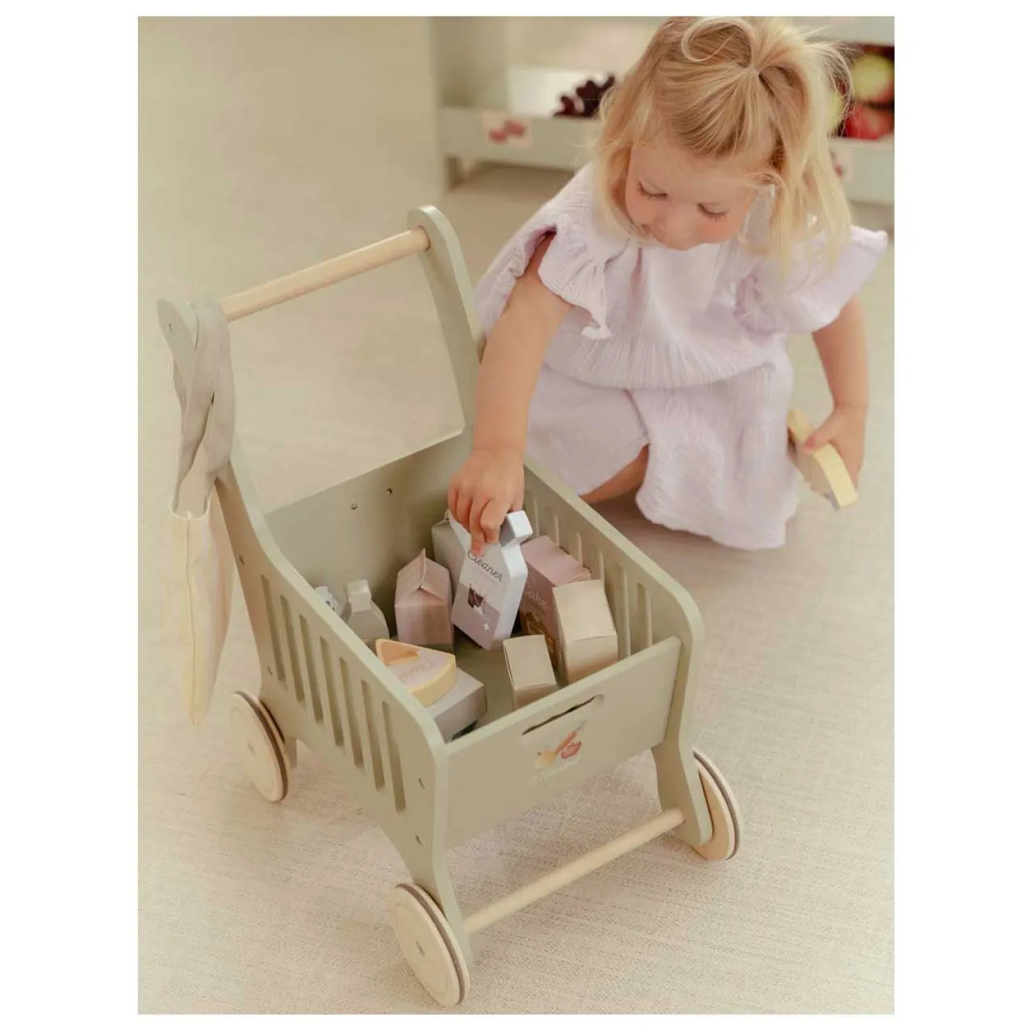 Houten Winkelwagen FSC>Little Dutch Clearance