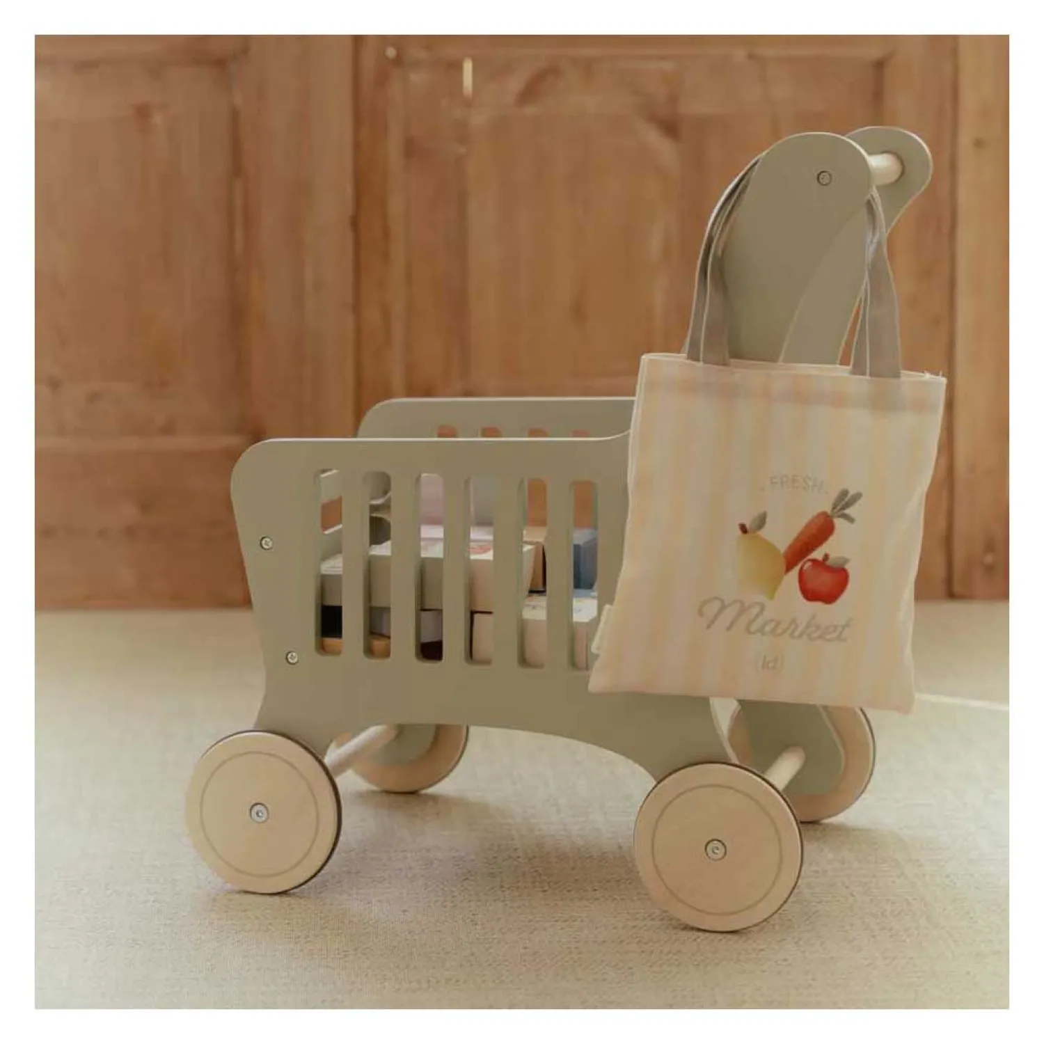 Houten Winkelwagen FSC>Little Dutch Clearance