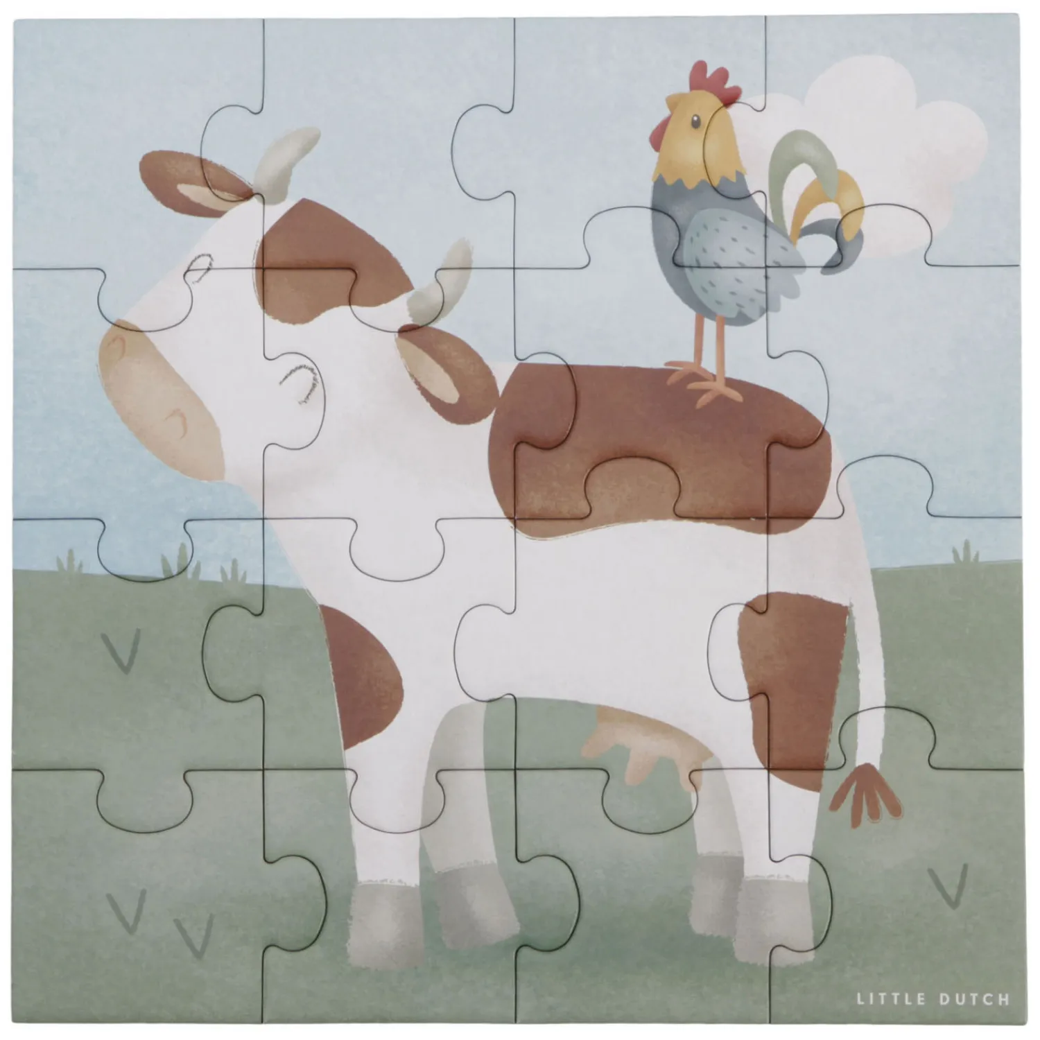 Legpuzzel 4in1 Little Farm FSC-Little Dutch Clearance