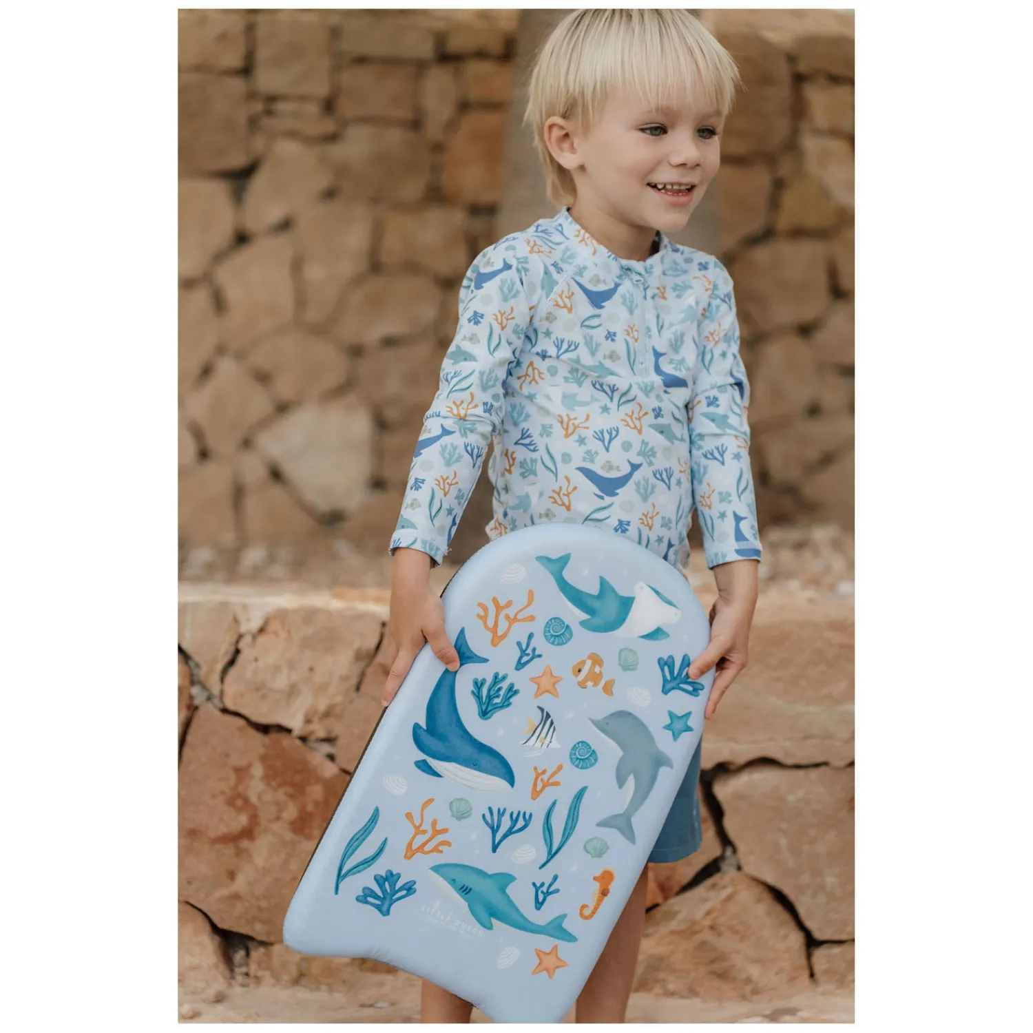 Little Dutch Ocean Dreams Kickboard Blauw