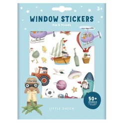 Raamstickers Jim & Friends>Little Dutch Hot