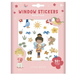 Little Dutch Raamstickers Rosa & Friends Outlet