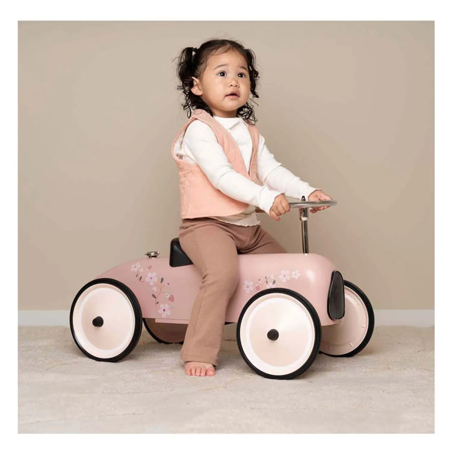 Little Dutch Retro Loopauto Roze Outlet