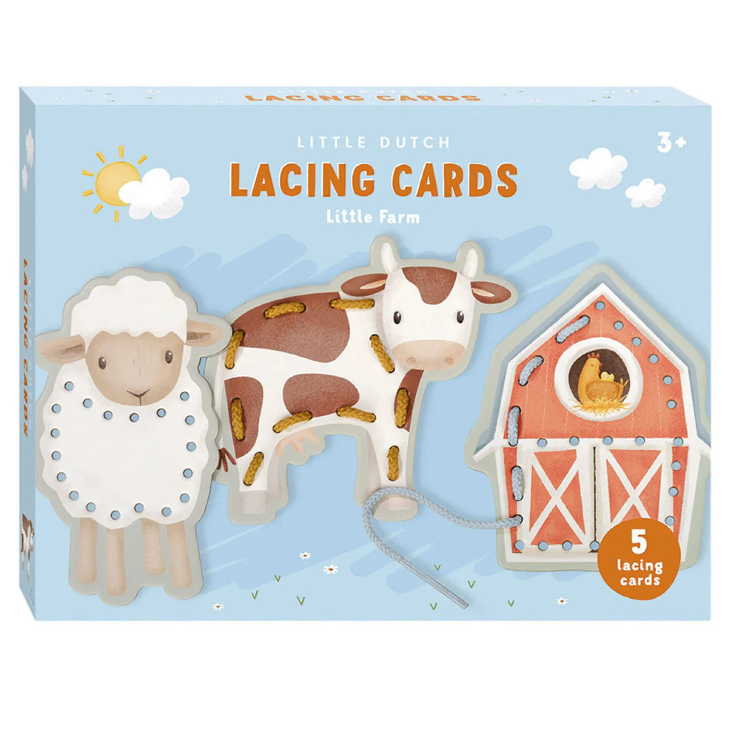 Little Dutch Rijgkaarten Set Little Farm Outlet