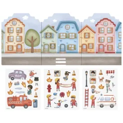 Stickervellen Jim's Brandweer>Little Dutch Clearance