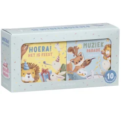 Little Dutch Uitdeelboekjes Hoera! Het Is Feest & Muziekparade, 10st. Sale