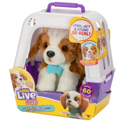 Little Live Pets My Really Real Puppy Knuffel in Hok- Hot