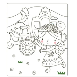 Deltas Little Princess Sticker Fun - Aankleedpoppen Stickerboek Clearance