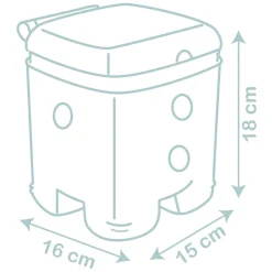 Little Kaboom Kubus Dierenvormen, 10dlg.-Smoby
