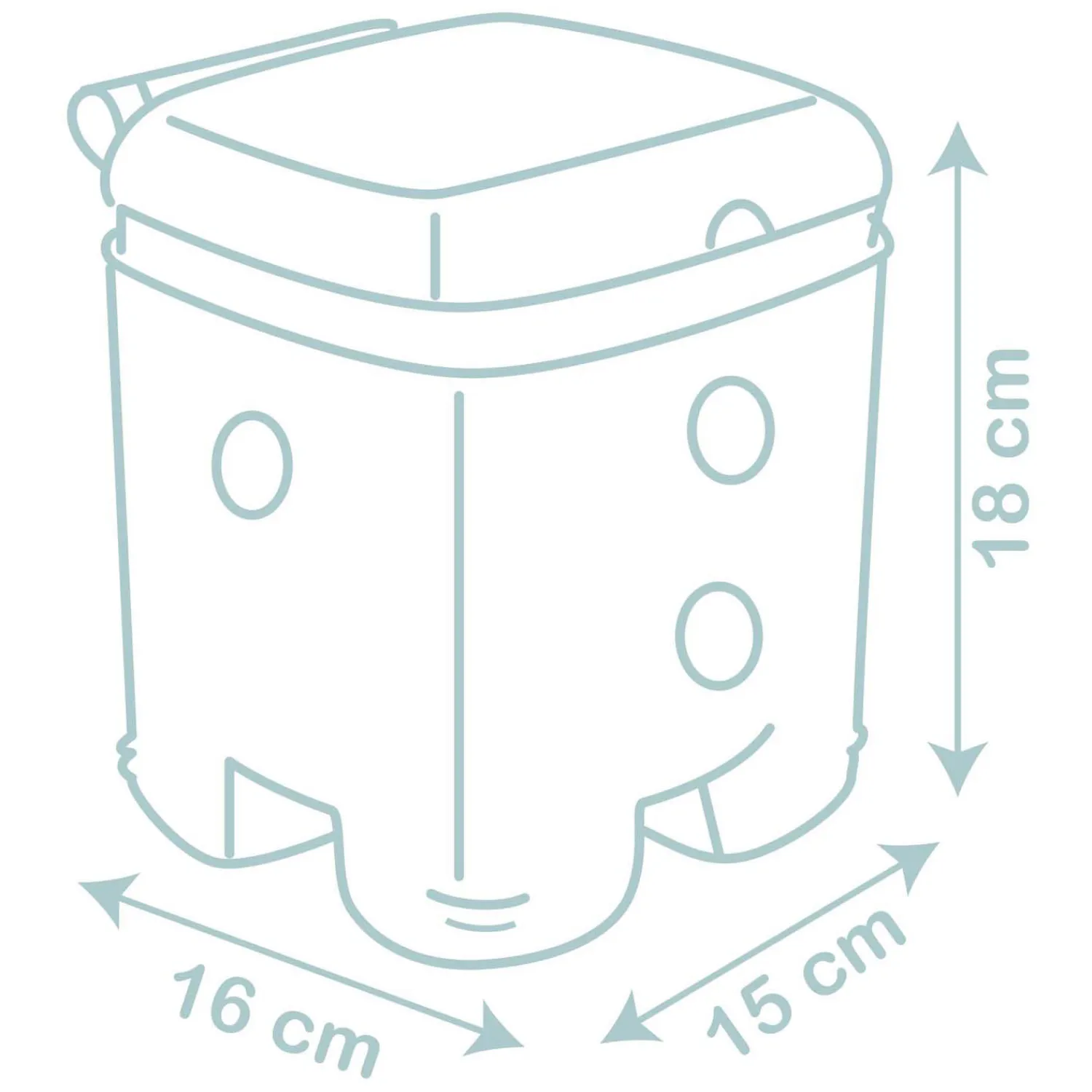 Little Kaboom Kubus Dierenvormen, 10dlg.-Smoby