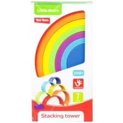 Little Stars Baby Stapeltoren Regenboog, 7dlg.-Toi-Toys Clearance