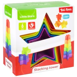 Little Stars Baby Stapeltoren Ster, 6dlg.-Toi-Toys New