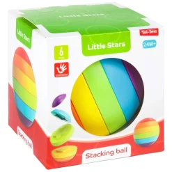 Toi-Toys Little Stars Baby Stapeltoren Puzzelbal, 6dlg.