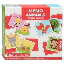 Lobbes Memo Spel - Dier & Huis New