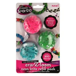 Loom bandjes op Blisterkaart, 900st. Discount