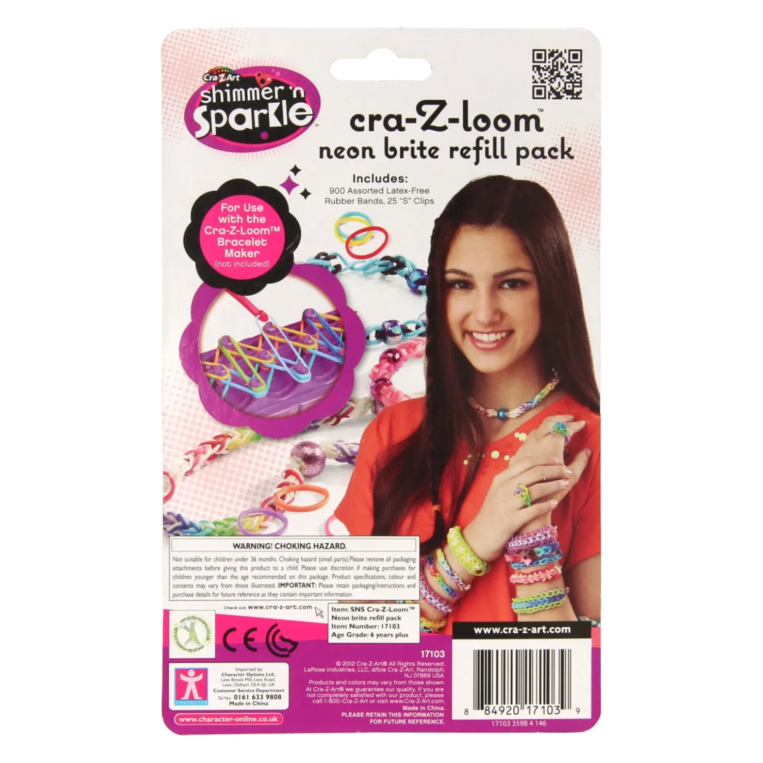 Loom bandjes op Blisterkaart, 900st. Discount
