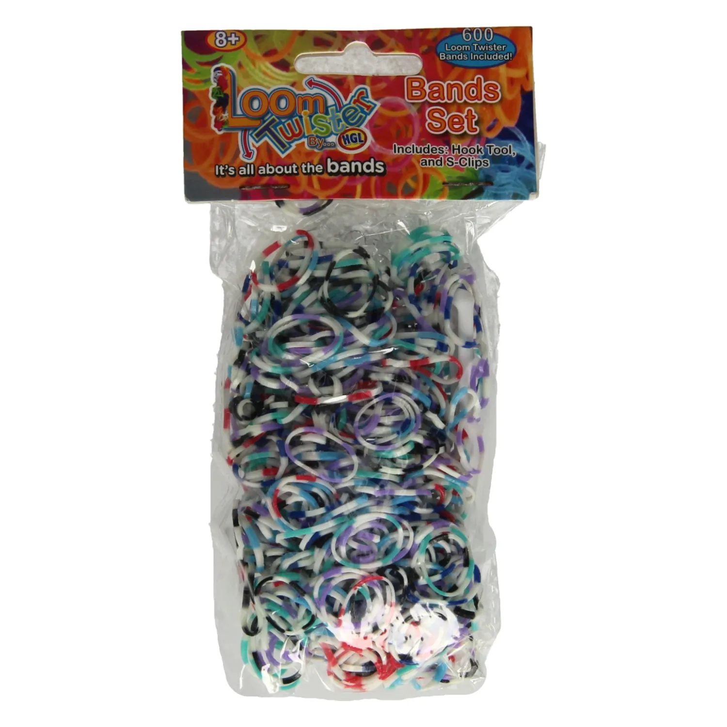 bands Color Mix Gestreept Set, 600st.>Loom New