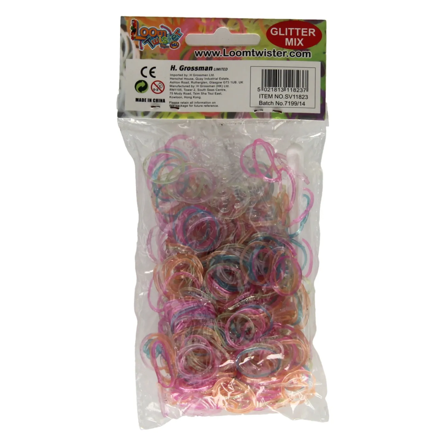 bands Glitter Set, 600st.-Loom New