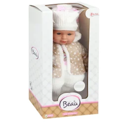 Toi-Toys Lovely Baby Babypop Winterkleren en Flesje Clearance