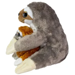 Lumo Stars Knuffel - Luiaard Caramel en Coffee, 24cm