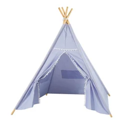 Luxe Tipi Tent Blauw met Lichtjes, 128cm Best