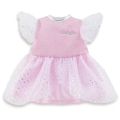 Ma - Poppenjurk Roze met Glitters>Corolle New