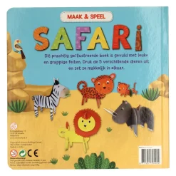 Wins Holland Maak & Speel Boek - Safari Clearance