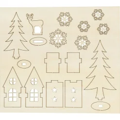 Creativ Company Maak en Versier je Kerst Decoratie Huis Outlet