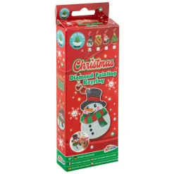 Grafix Maak je eigen Diamond Painting Sleutelhanger Kerst Hot