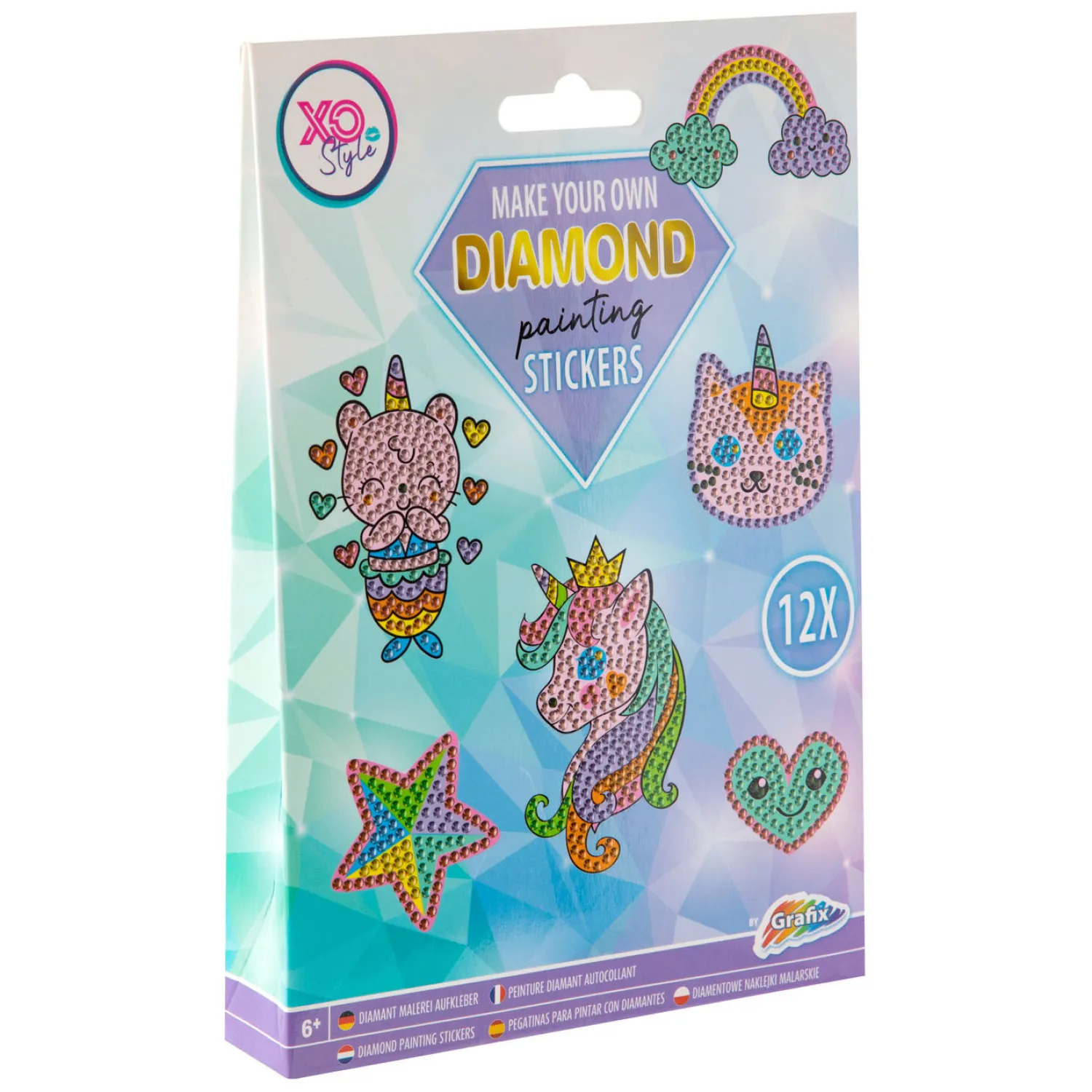 Maak je eigen Diamond Painting Stickers, 12dlg.>Creative Craft Group