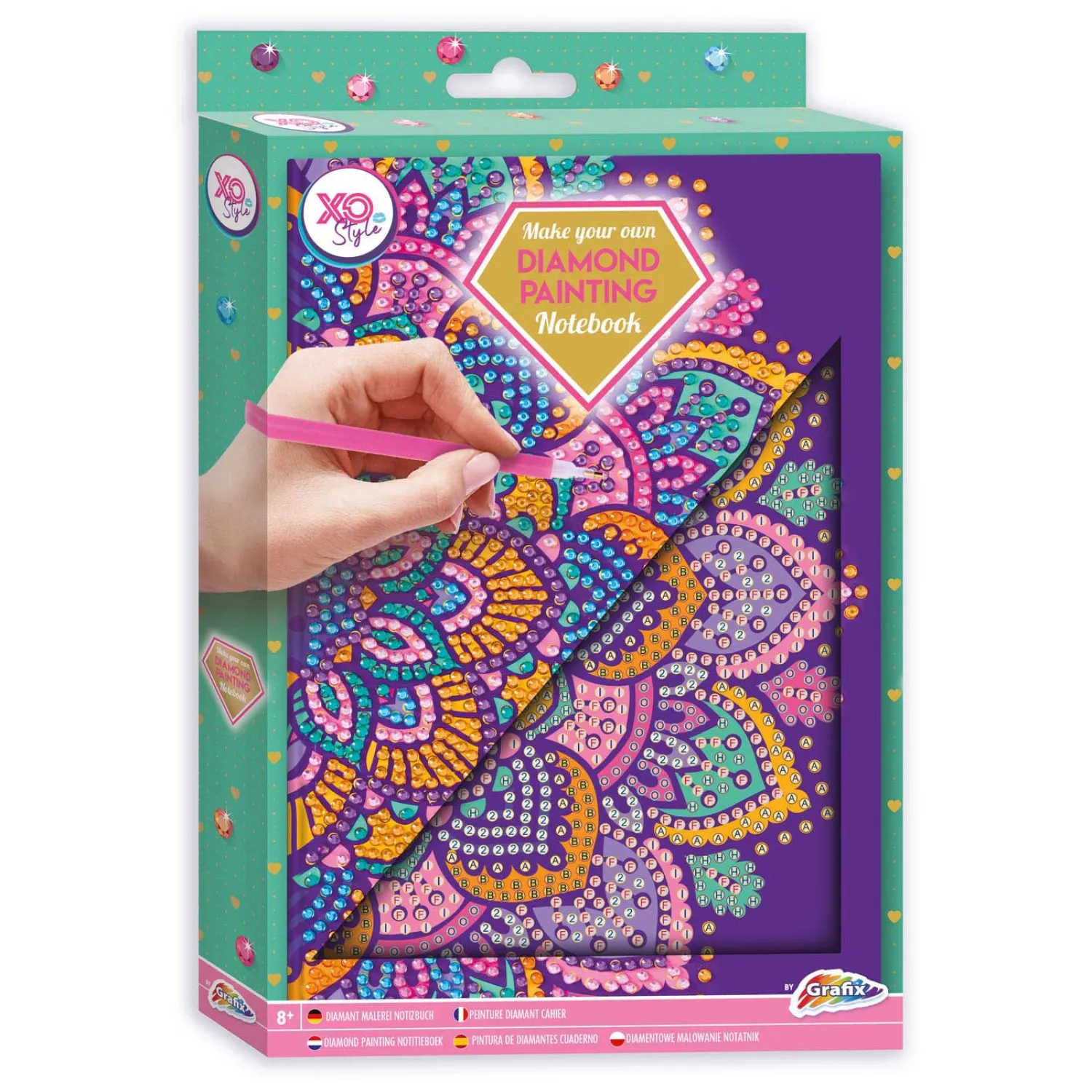 Grafix Maak je eigen Diamond Painting Notebook Best