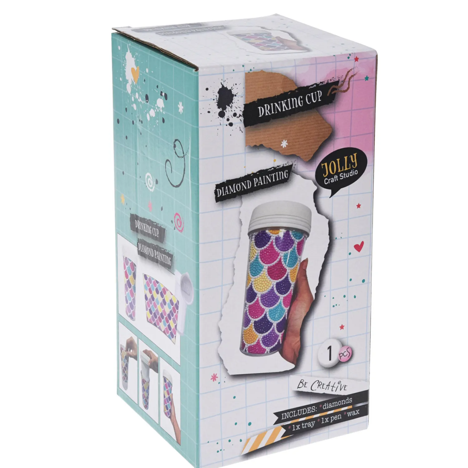 Maak je eigen Drinkbeker Diamond Painting>