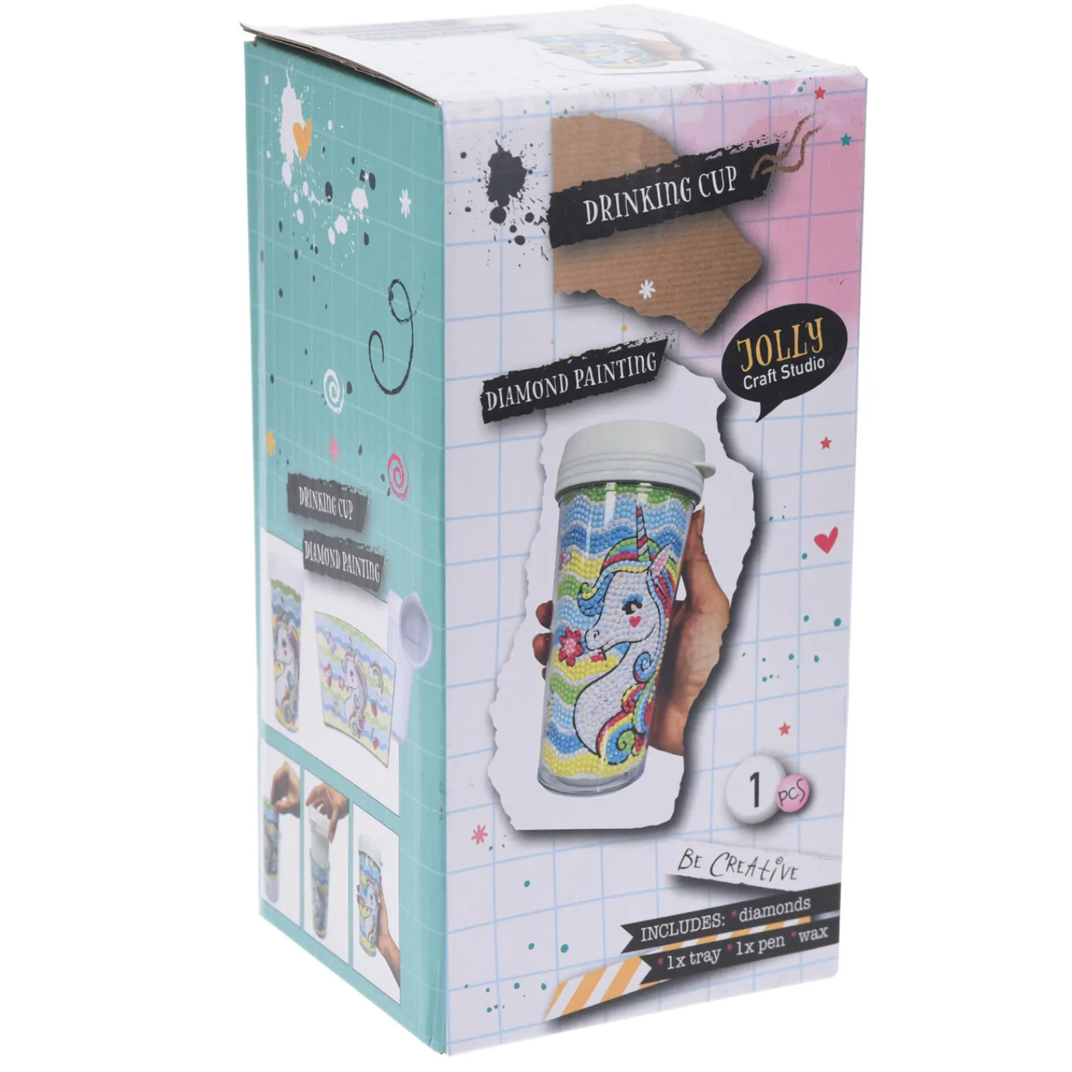 Maak je eigen Drinkbeker Diamond Painting>