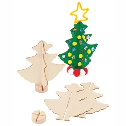 Colorations Maak je eigen Houten Kerstboom, Set van 12 Sale