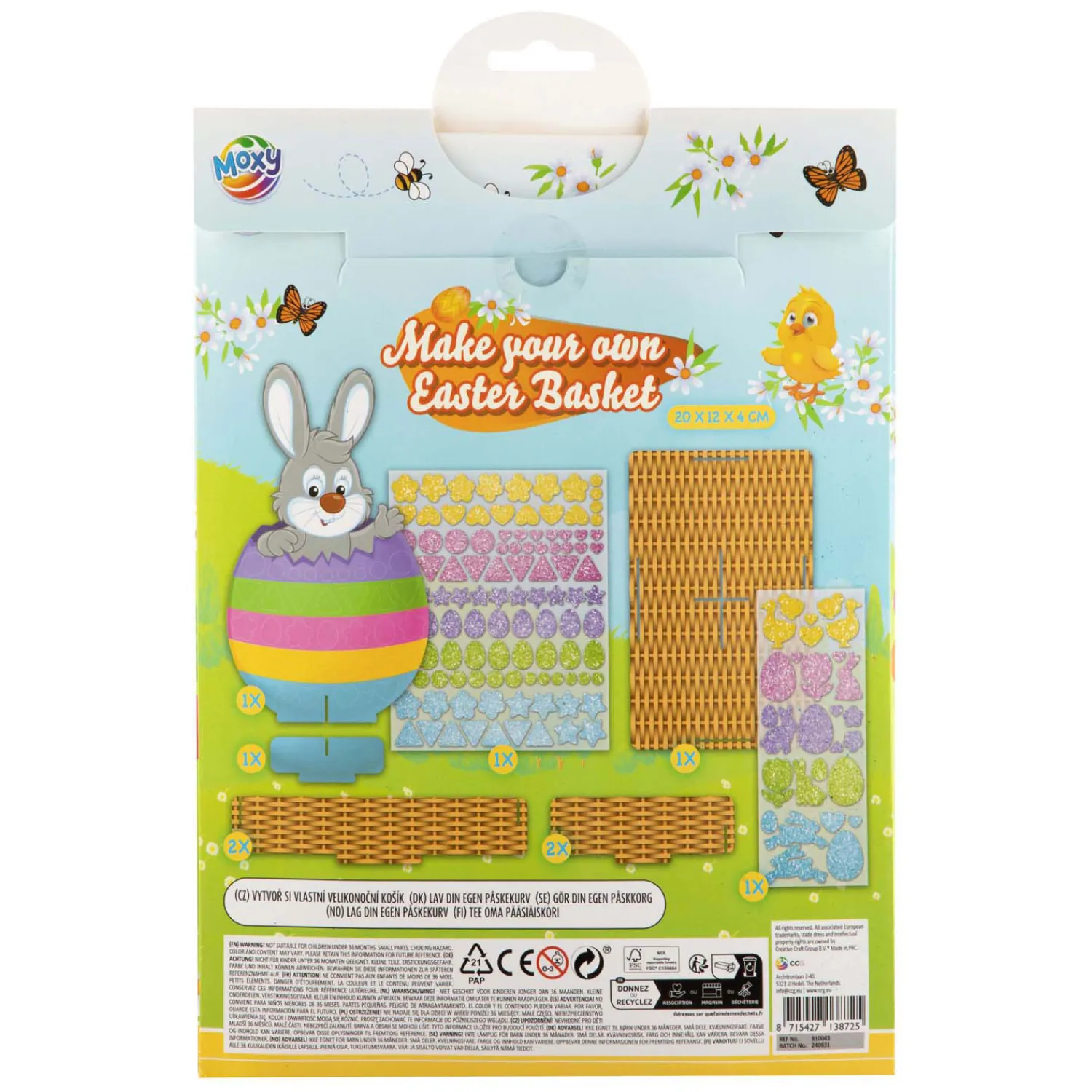 Maak je eigen Paasmandje>Creative Craft Group Hot