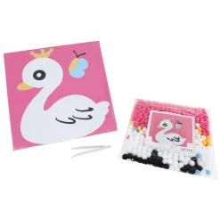 Maak je Eigen Schilderij met Wattenbollen - 20x20cm- New