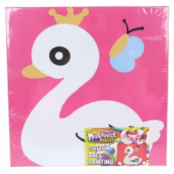 Maak je Eigen Schilderij met Wattenbollen - 20x20cm- New