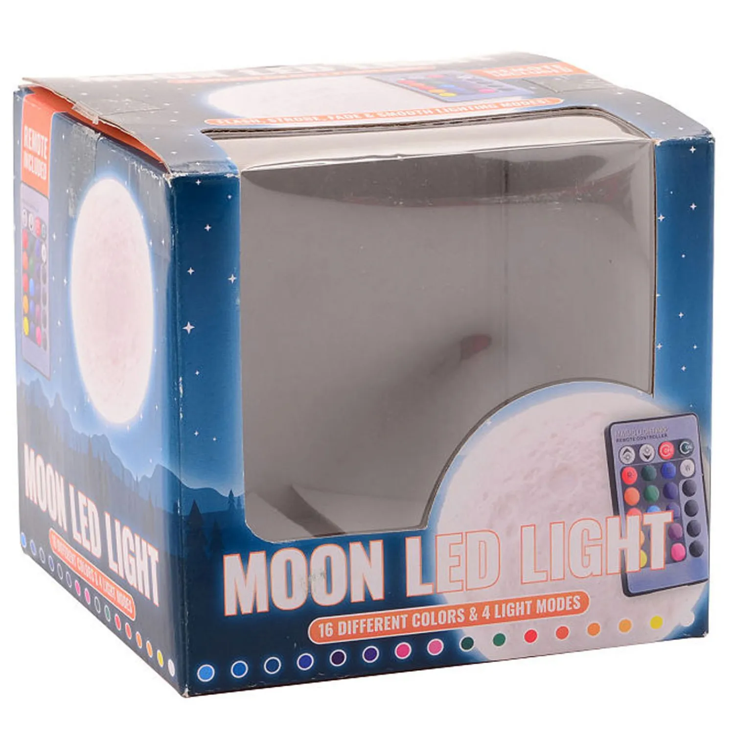 Johntoy Maanlamp Colorchanging met Afstandsbediening Hot