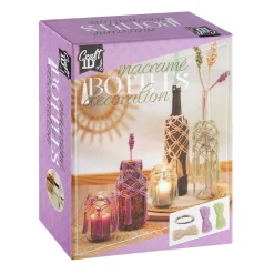 Creative craft group Macrame Flessen Decoreren met Bloemen Best