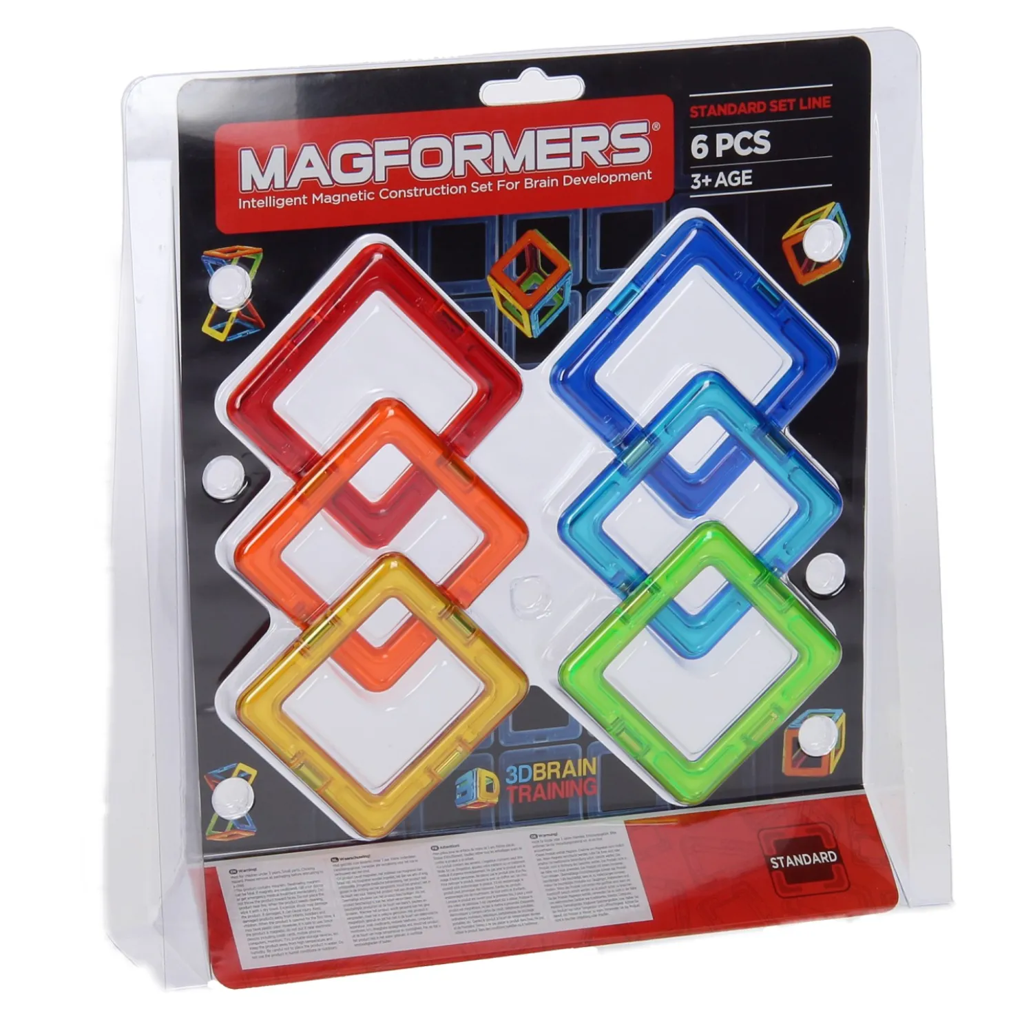 Magformers Set Vierkant, 6dlg. Discount